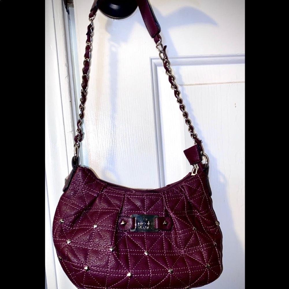 Purple studded Nicole purse